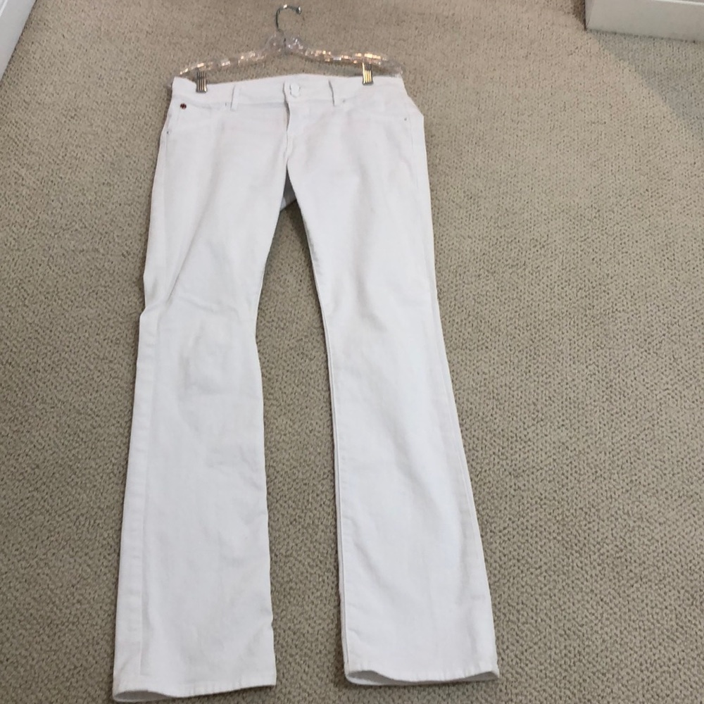White Hudson jeans. 29 bootcut